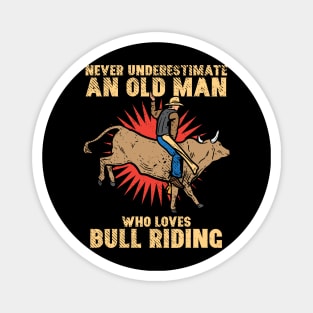 Bull Riding Magnet